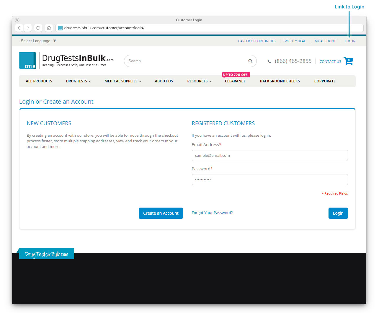DTIB Login